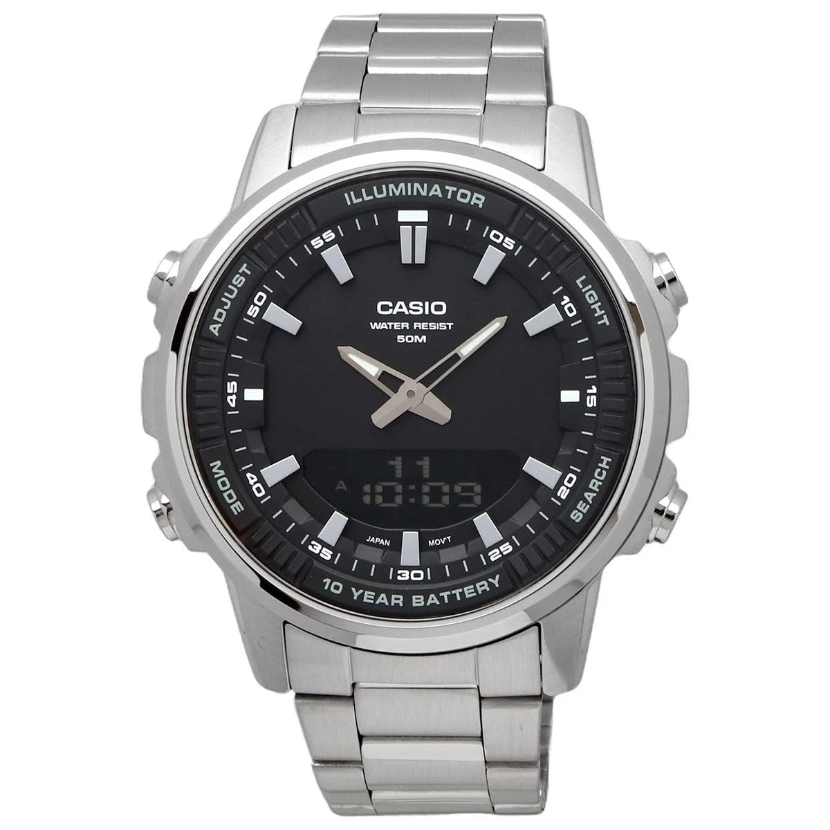 Casio AMW-880D-1AVDF Analog-Digital Black Dial Watch