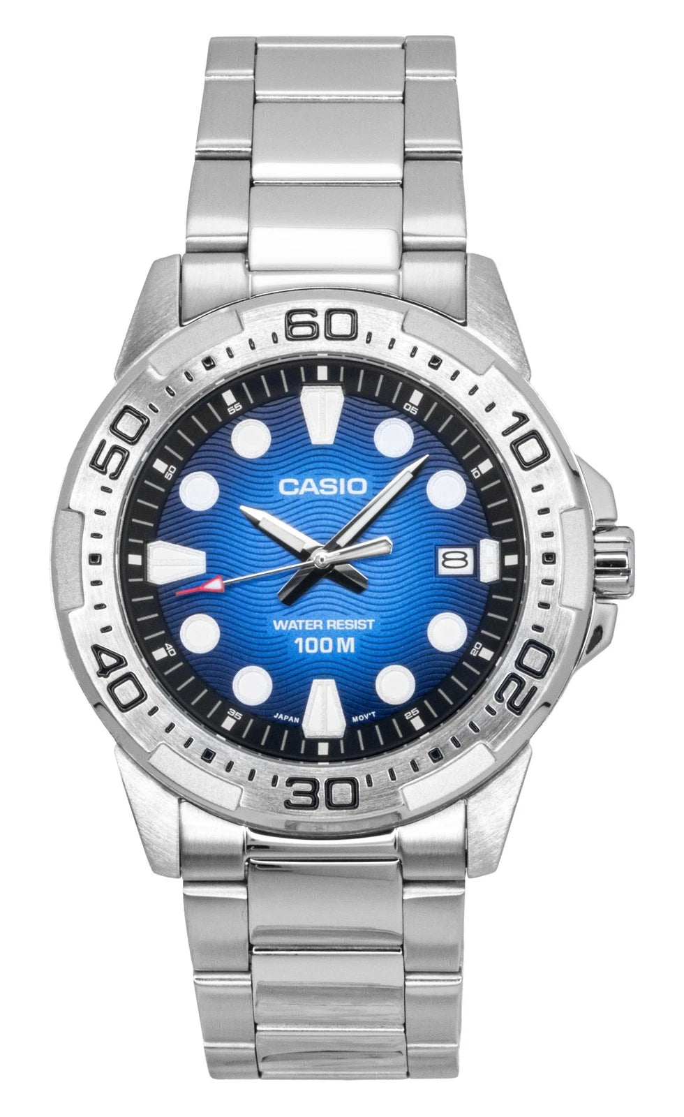 Casio MTD-140D-2AV Blue Dial Marine Sports Watch