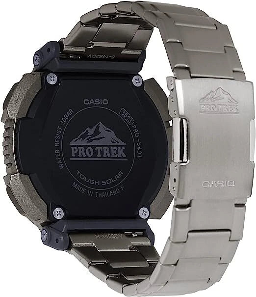 Casio PRO TREK PRG-340T-7DR Tough Solar Titanium Watch
