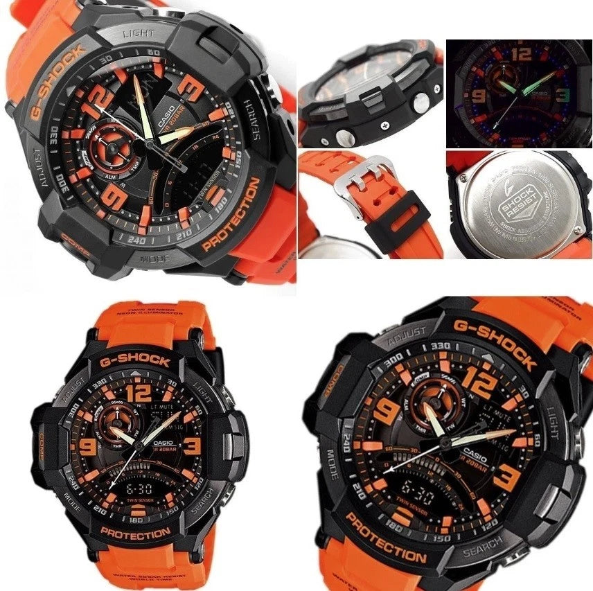 Casio G-SHOCK Gravitymaster GA-1000-4ADR Orange Watch