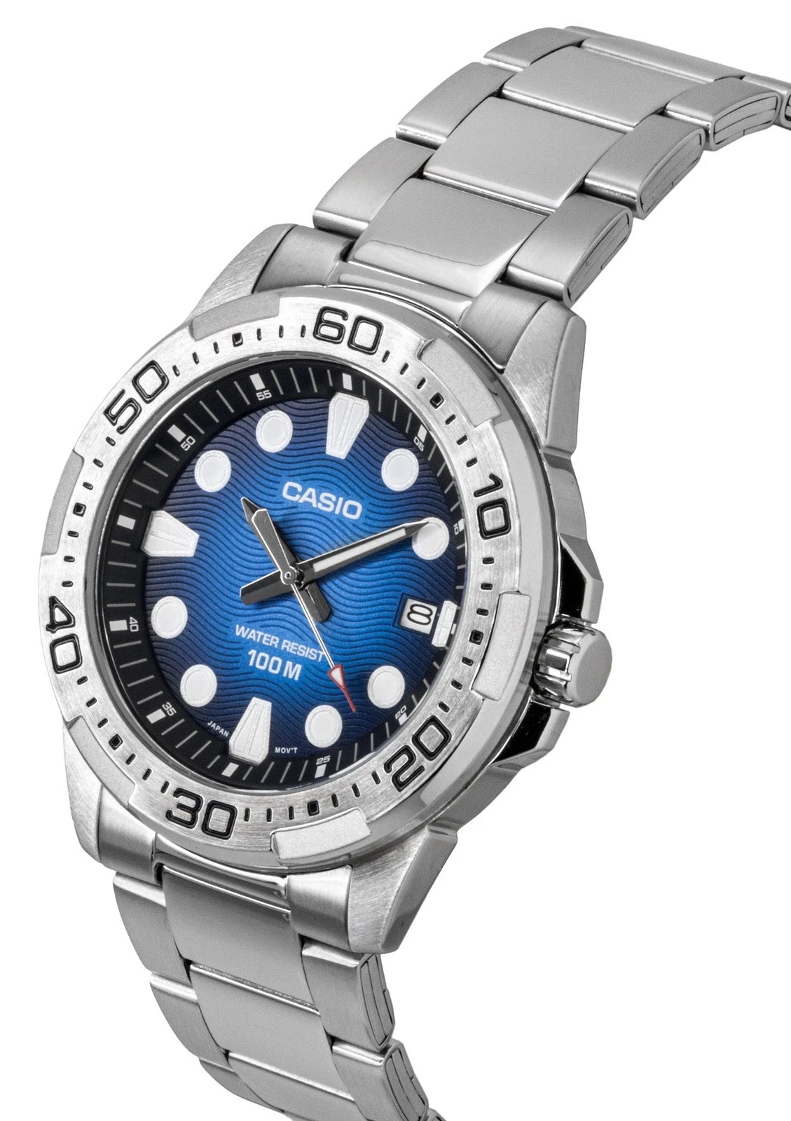 Casio MTD-140D-2AV Blue Dial Marine Sports Watch
