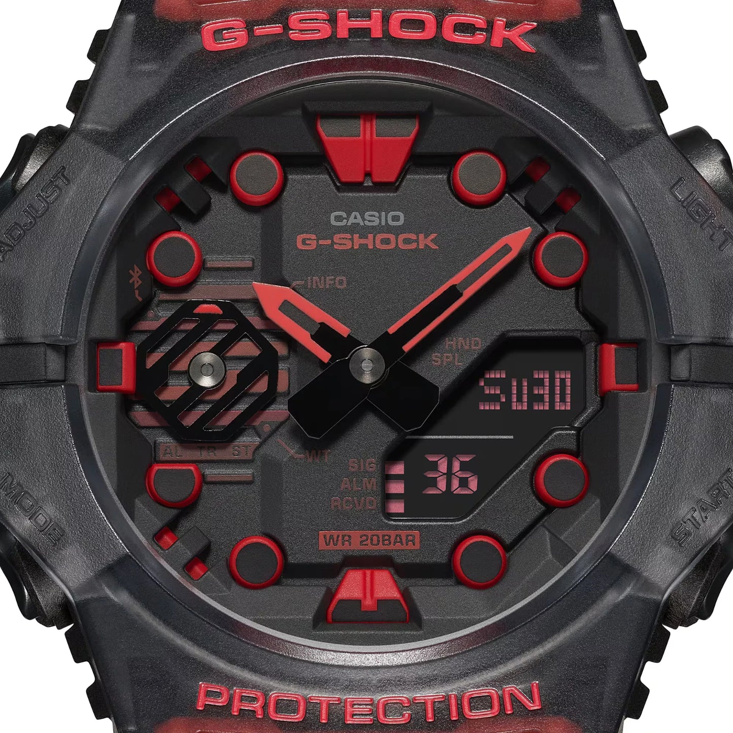 Casio G-SHOCK GA-B001G-1ADR Bluetooth Analog-Digital Watch | Carbon Core Guard | 200M Water Resistant