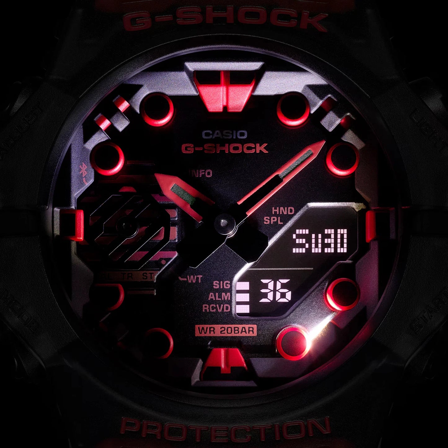 Casio G-SHOCK GA-B001G-1ADR Bluetooth Analog-Digital Watch | Carbon Core Guard | 200M Water Resistant