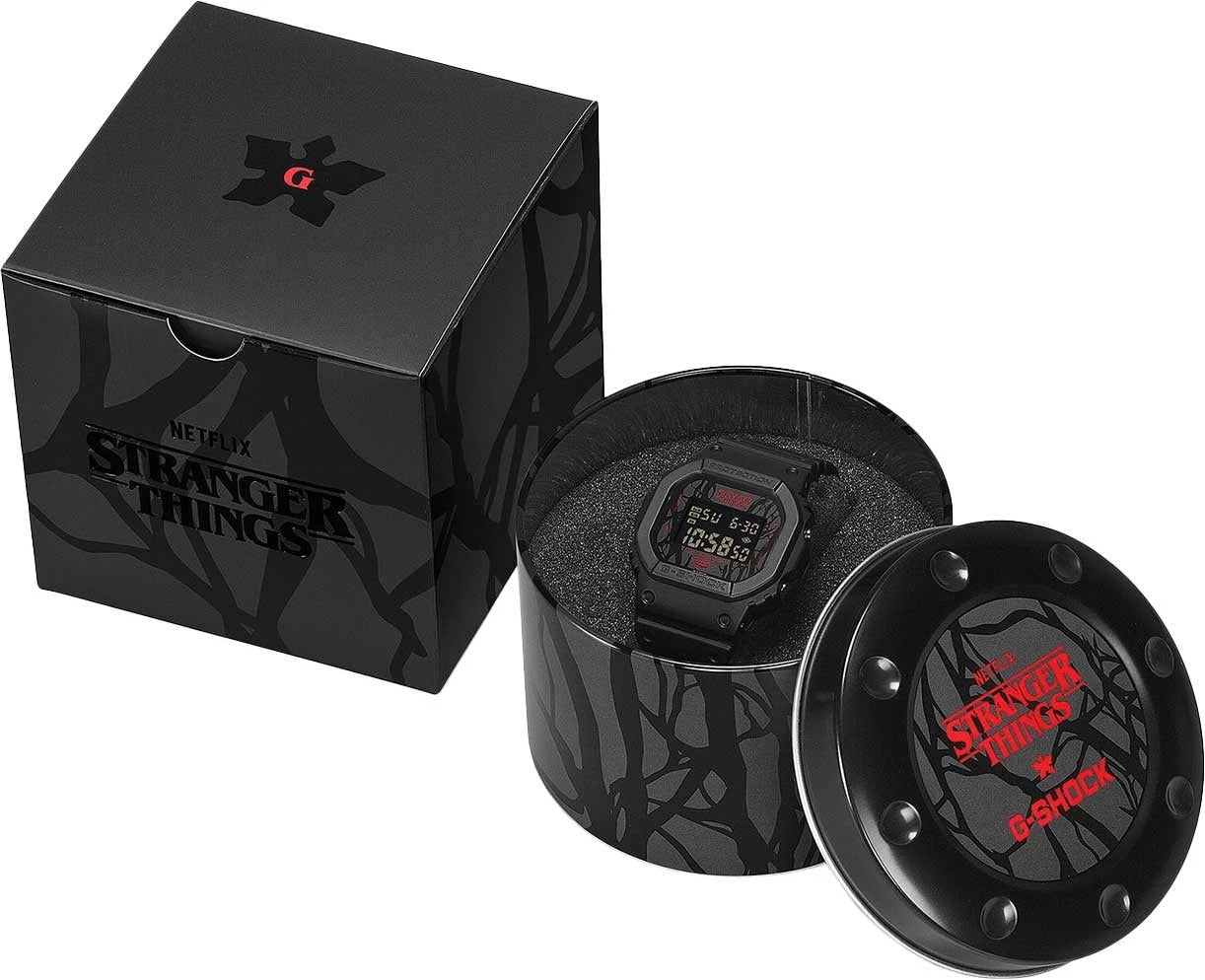 Casio G-SHOCK × Stranger Things Limited Edition DW-5600STT-1D