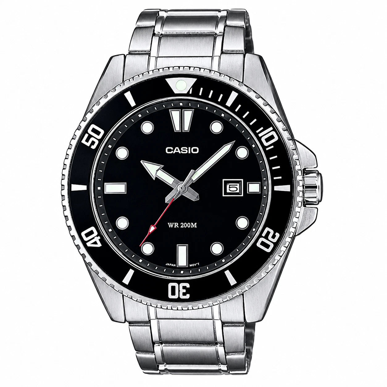 Casio MDV-107D-1A1V Duro Black Diver Watch