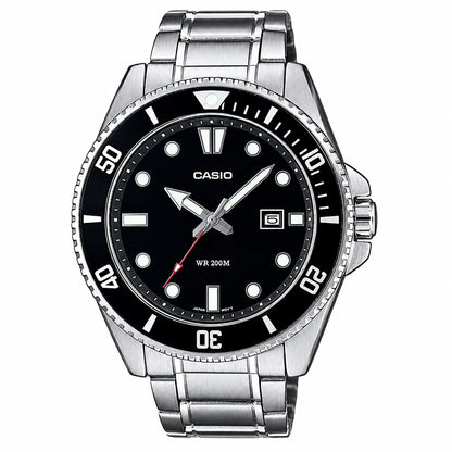 Casio MDV-107D-1A1V Duro Black Diver Watch