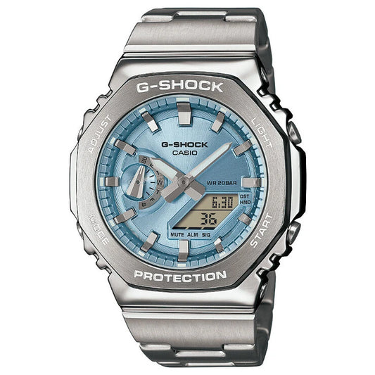 Casio G-SHOCK GM-2110D-2ADR Full Metal Blue Dial Watc