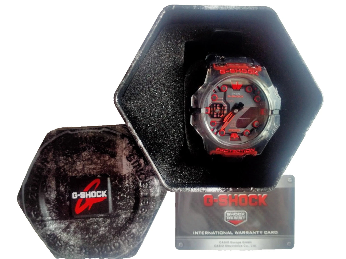 Casio G-SHOCK GA-B001G-1ADR Bluetooth Analog-Digital Watch | Carbon Core Guard | 200M Water Resistant