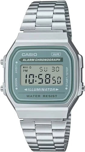 Casio Vintage A168WA-3AYDF Blue-Green Digital Watch