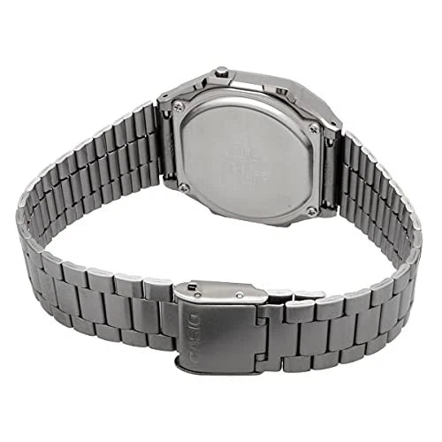 Casio Vintage A168WGG-1BDF Digital Watch – Gunmetal Gray Stainless Steel