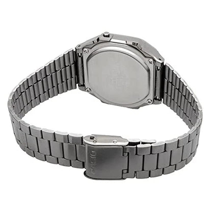 Casio Vintage A168WGG-1BDF Digital Watch – Gunmetal Gray Stainless Steel