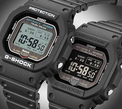 ساعة G-SHOCK GW-BX5600-1A1DR Tough Solar بتقنية البلوتوث - أسود