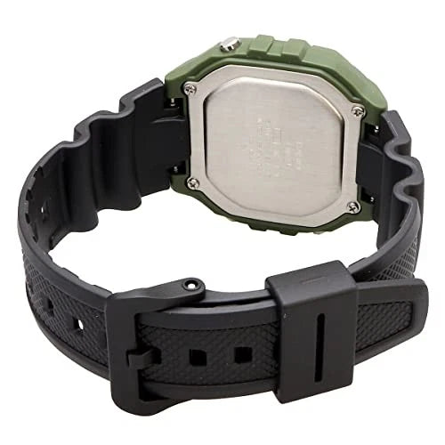 Casio W-218H-3A Men's Digital Sports Watch Green & Black Resin Strap