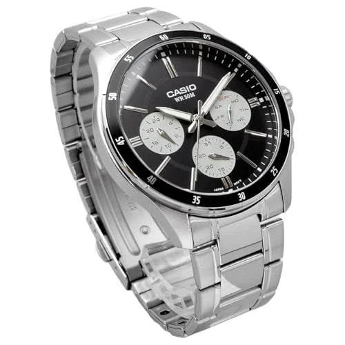 Casio MTP-1374D-1A3VDF Men’s Black Dial Steel Watch