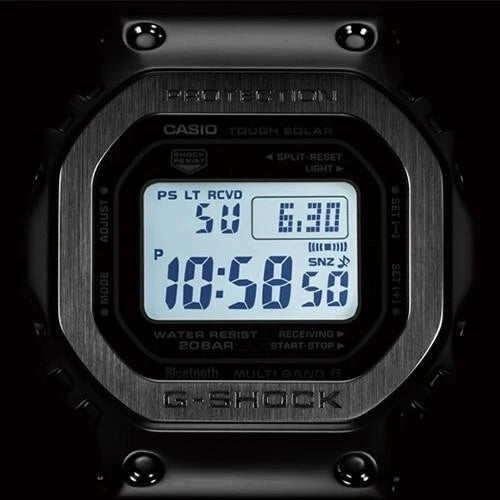 Casio G-SHOCK GMW-B5000D-1JF Full Metal Silver Watch