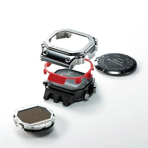 Casio G-SHOCK GMW-B5000D-1JF Full Metal Silver Watch